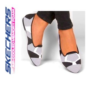 Skechers Women’s Cleo Air-Cooled Memory Foam Sherlock Ballerina Flat Size 7.5